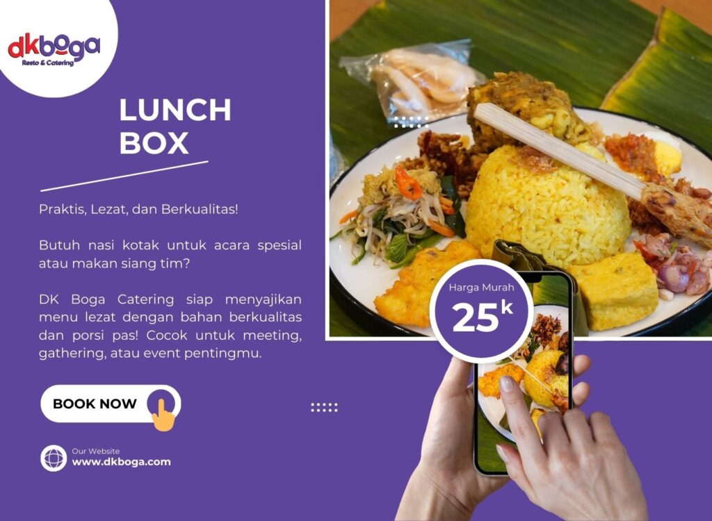 nasi kotak praktis dan lezat